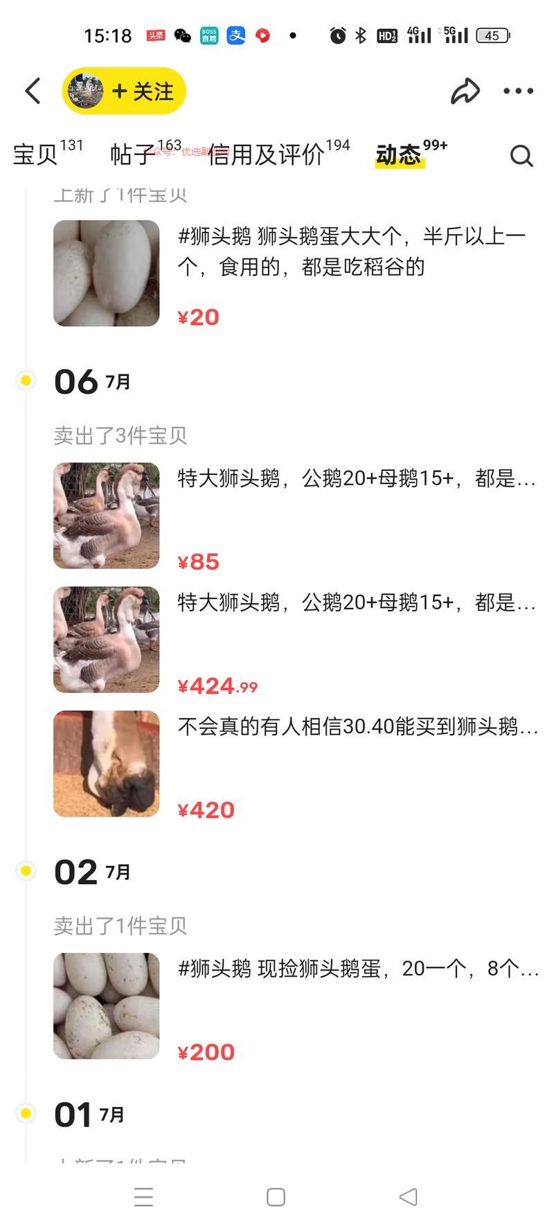 在闲鱼卖大鹅、鹅苗、鹅蛋…#情报-搞钱情报论坛-网创交流-优选副业网